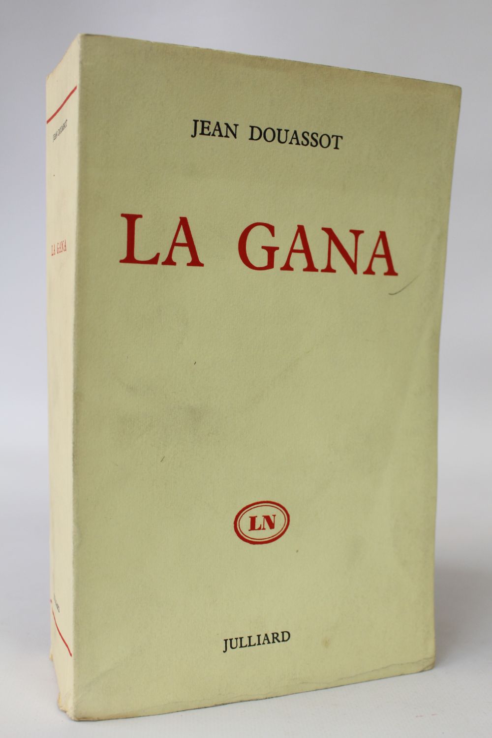 Première édition de « La Gana » aux Éditions Julliard en 1958.